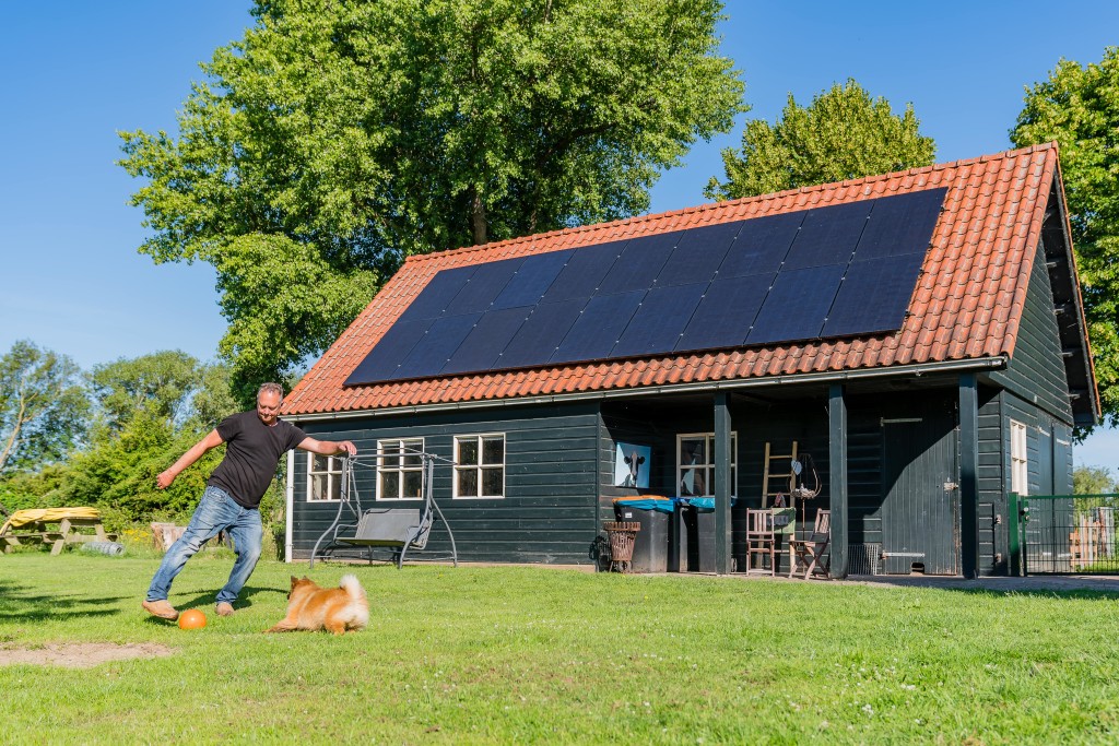 Louter -  Rockanje - zonnepanelen