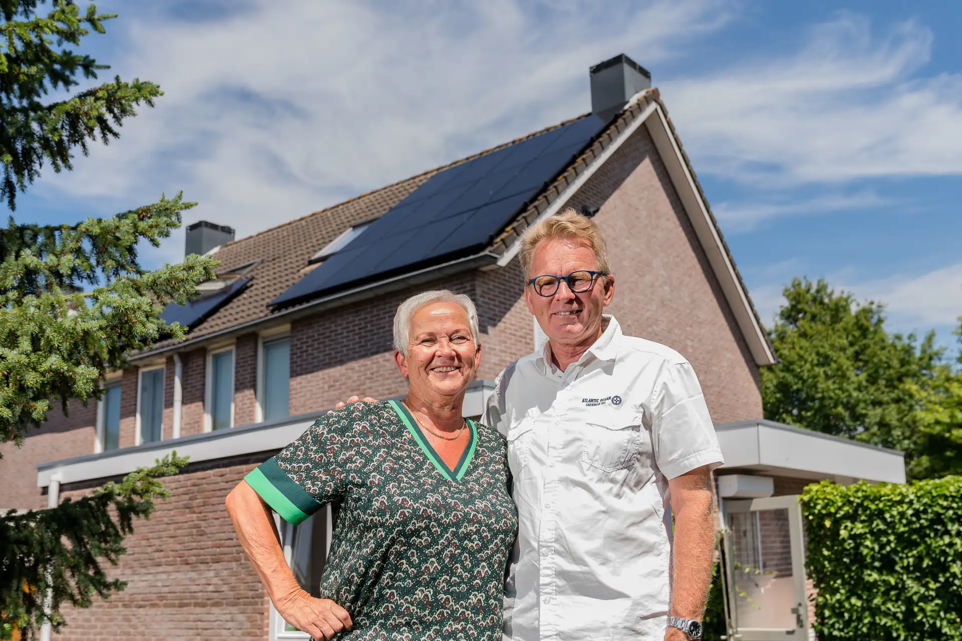 Familie Mol uit Kloetinge met zonnepanelen