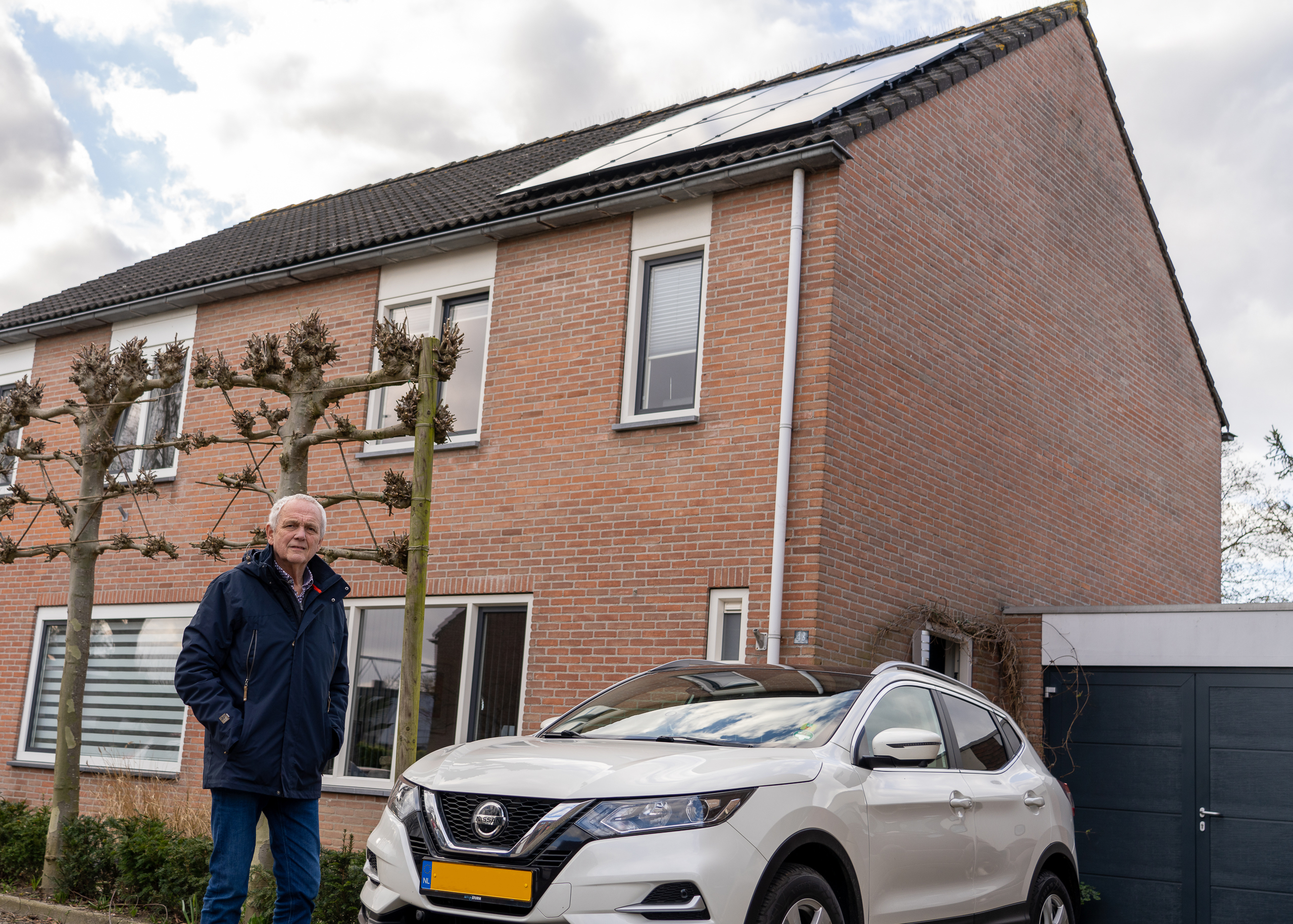 Cees van Welij uit Kapelle met zonnepanelen