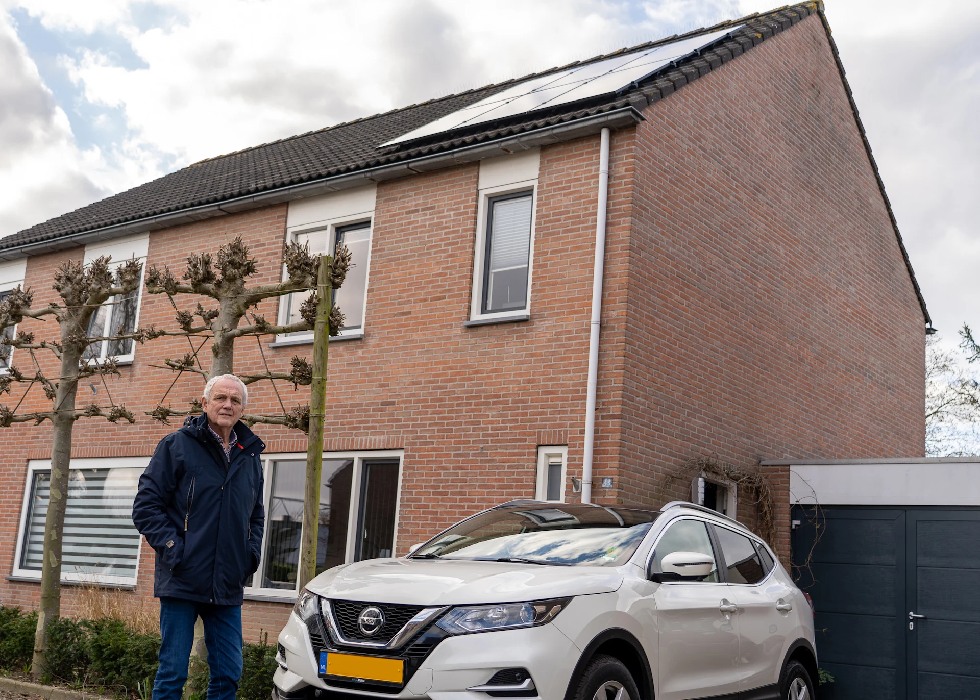 Cees van Welij uit Kapelle met zonnepanelen