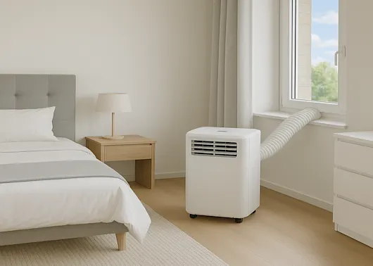 Ai generated mobiele airco merkloos