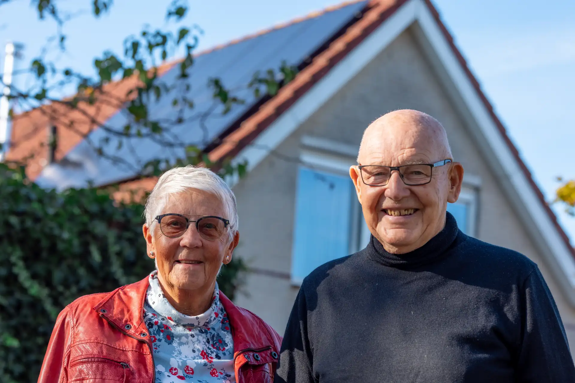 Jaap en Lieneke Grootenboer uit Dirksland met zonnepanelen