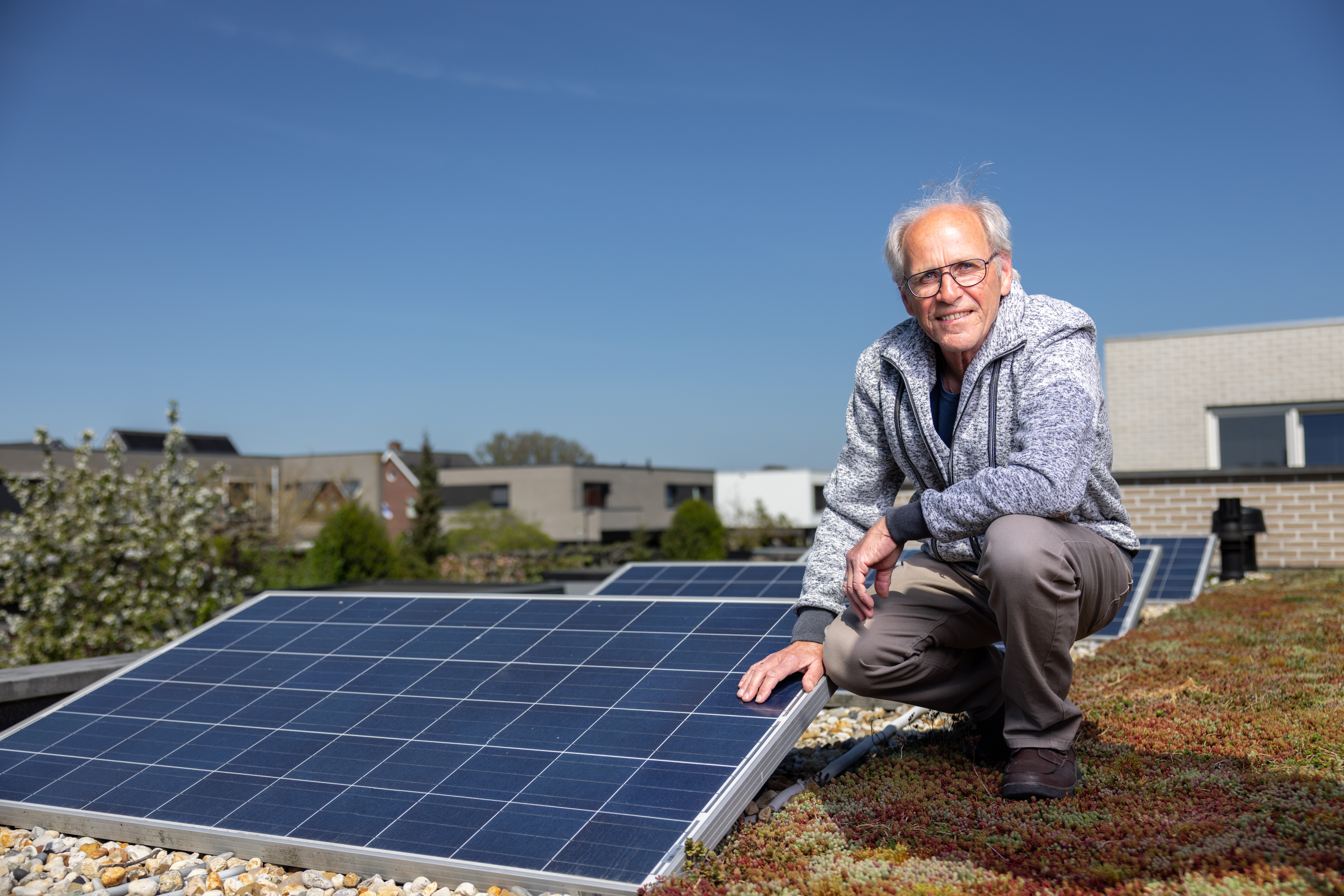 Dhr. Draaisma uit Heinkenszand met zonnepanelen en een warmtepomp