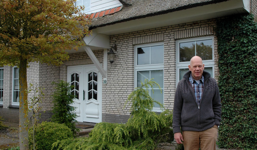 Dhr. Singelsma uit Burgh-Haamstede met een cv Ketel