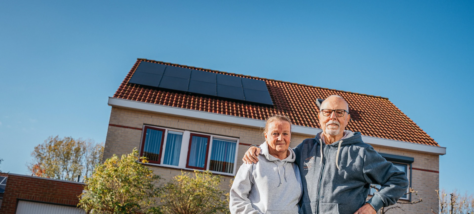 Familie Trouwborst uit Philippine met zonnepanelen en een cv-ketel