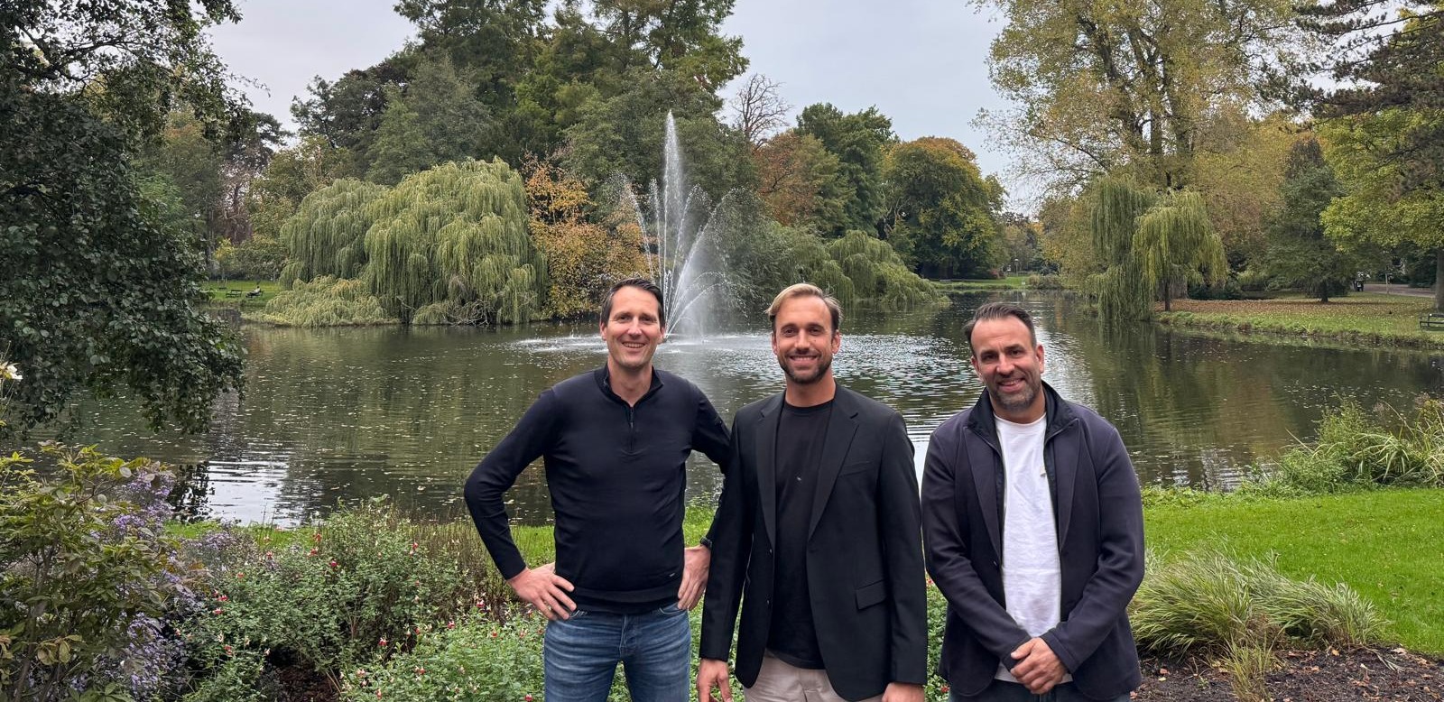 Foto op de Uterechtse Heuvelrug met 3 mannen 