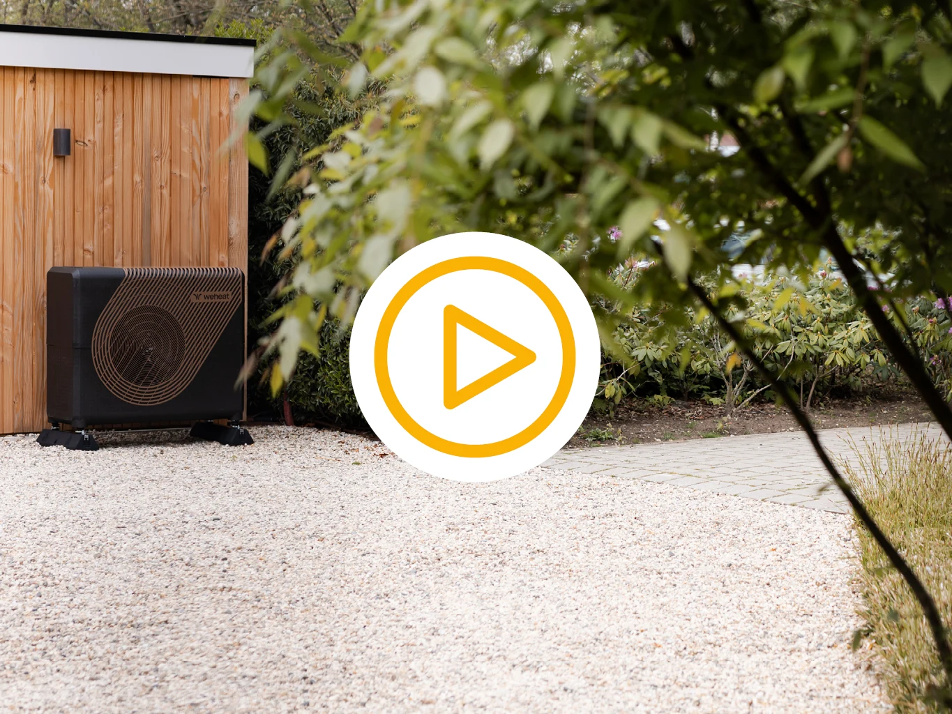 Weheat sparrow met video play knop