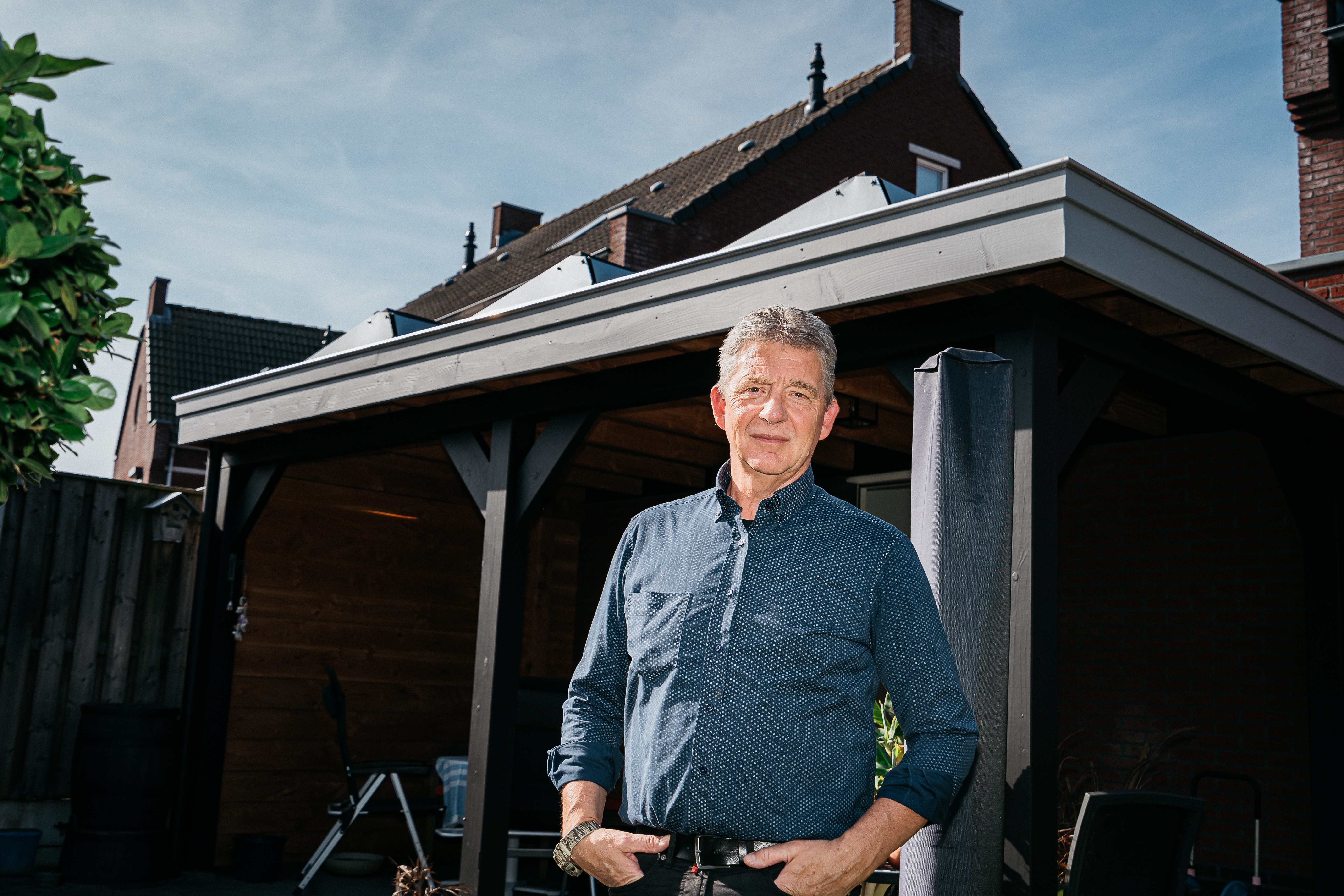Dhr. Willigers uit Hoogerheide met zonnepanelen
