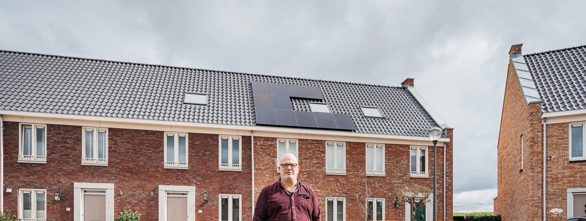 Dhr. van der Kooij uit Brielle met zonnepanelen en een airco