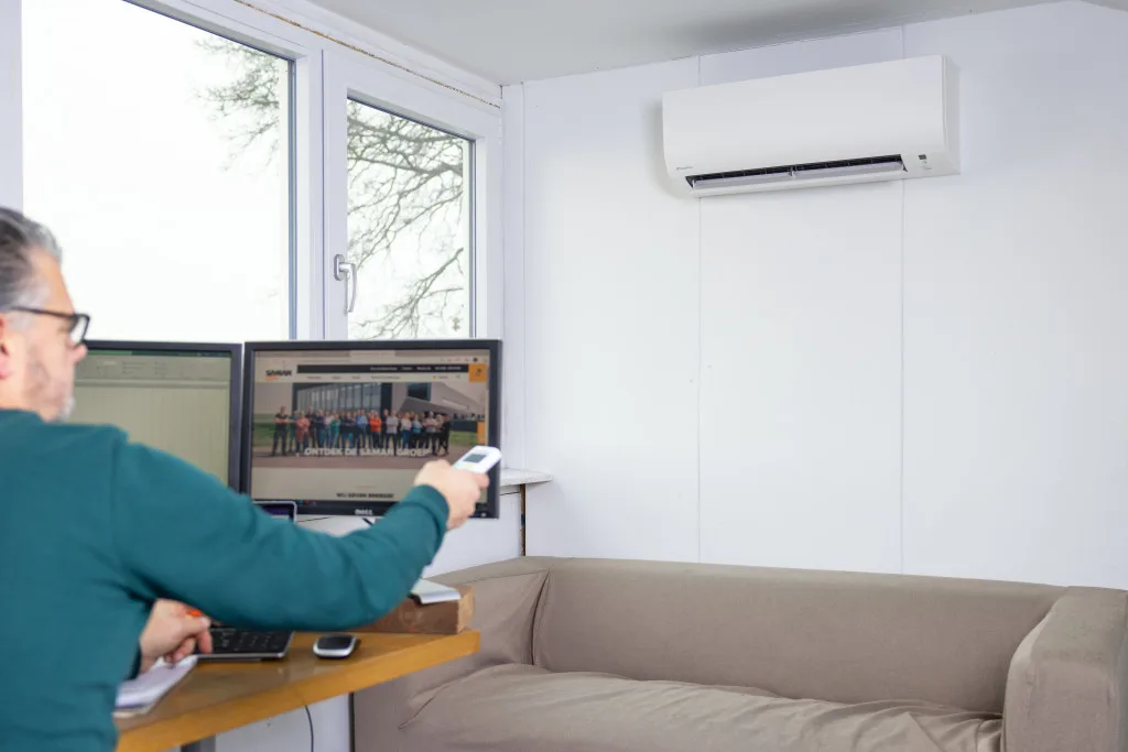 Airco in werkruimte