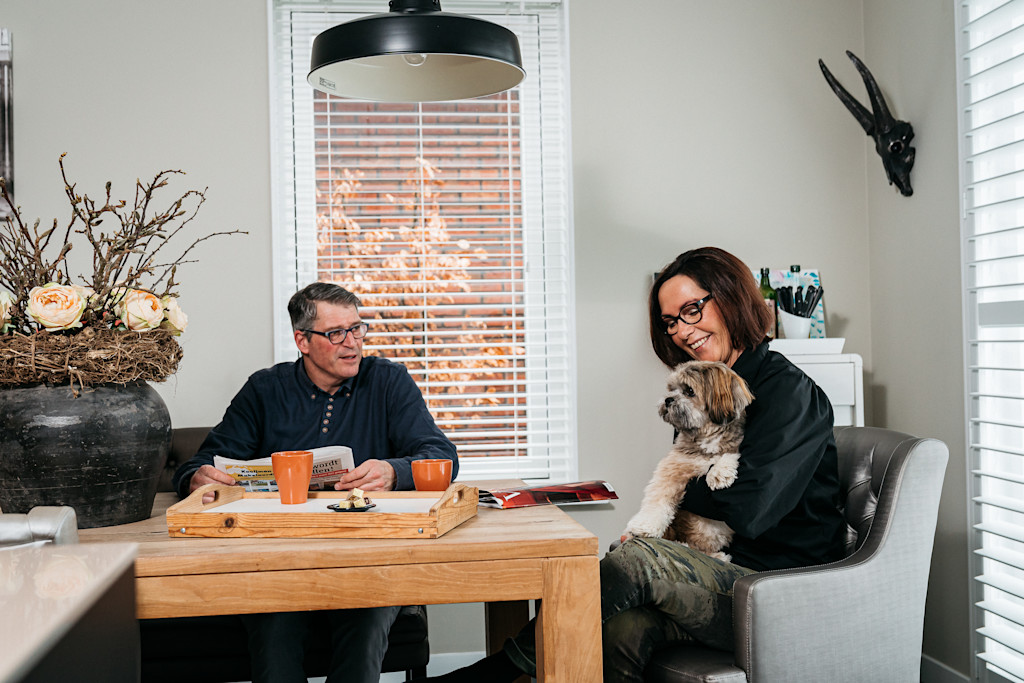Familie de Keijser uit Bruinisse met een warmtepomp en airco