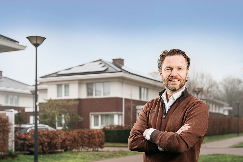 Dhr. de Groen uit Breda met zonnepanelen 