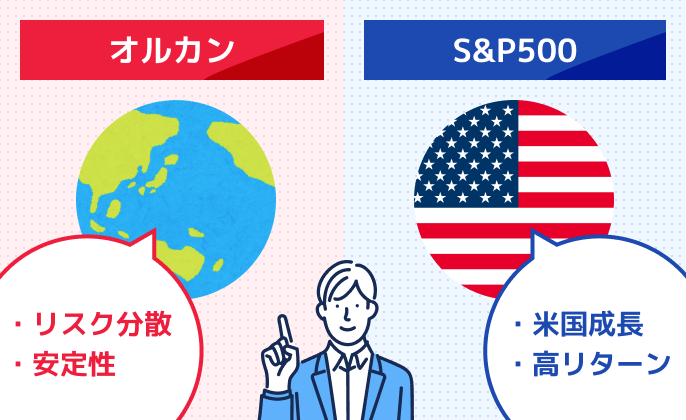オルカンとSP500の違い