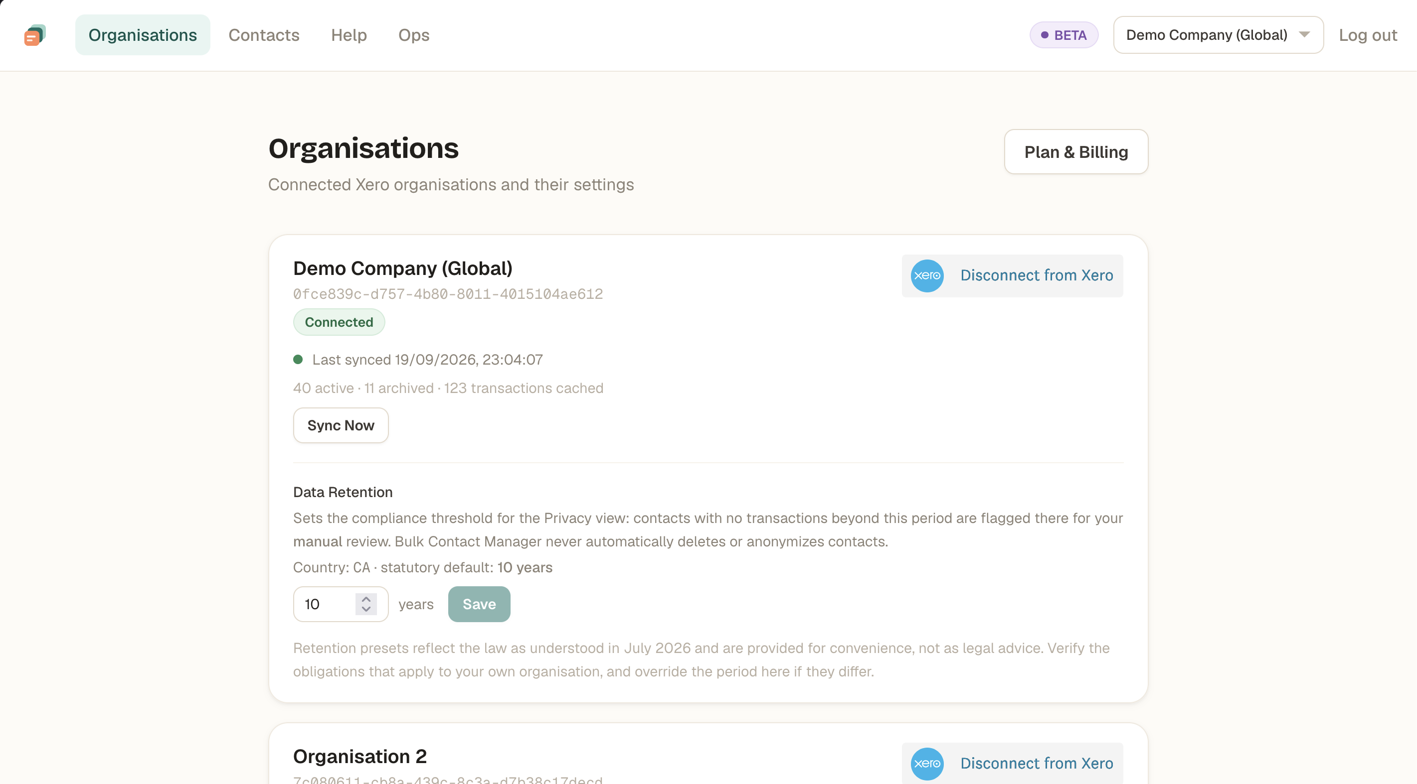 Screenshot 1 for app Bulk Contact Manager