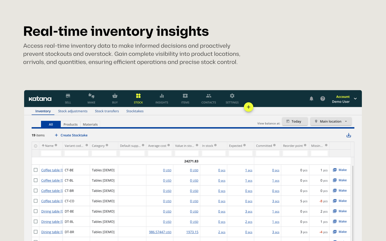 Screenshot 1 for app Katana Cloud Inventory