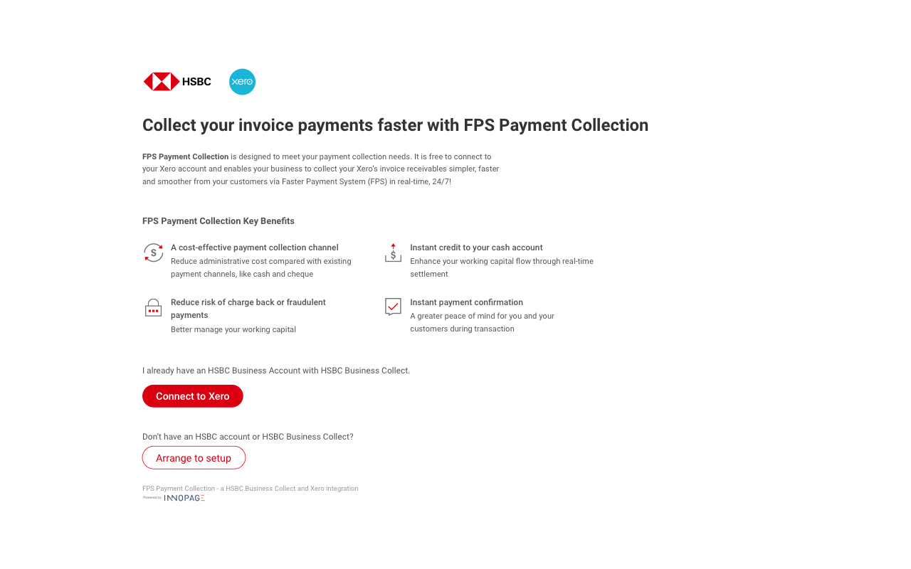 Screenshot 1 for app FPS Payment Collection (for HSBC Business Collect)