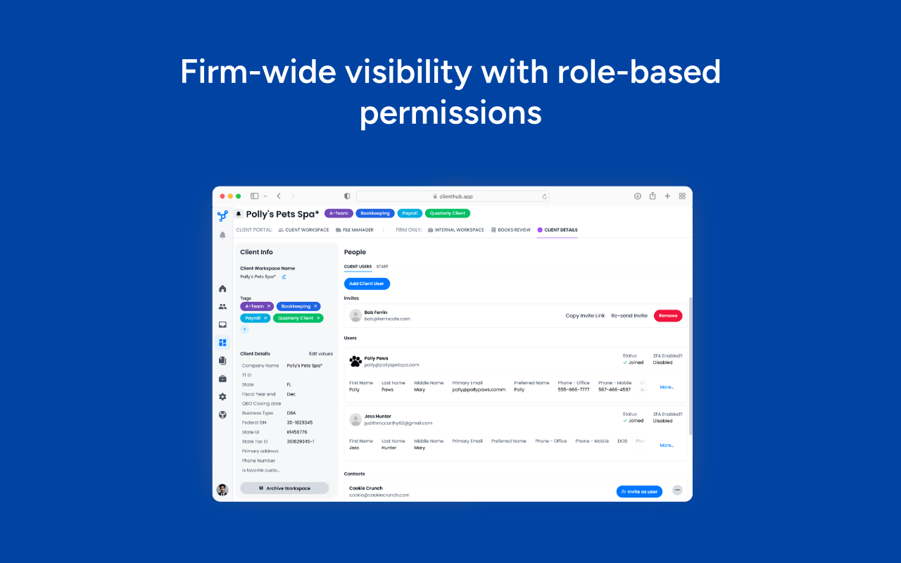 Screenshot 4 for app Client Hub