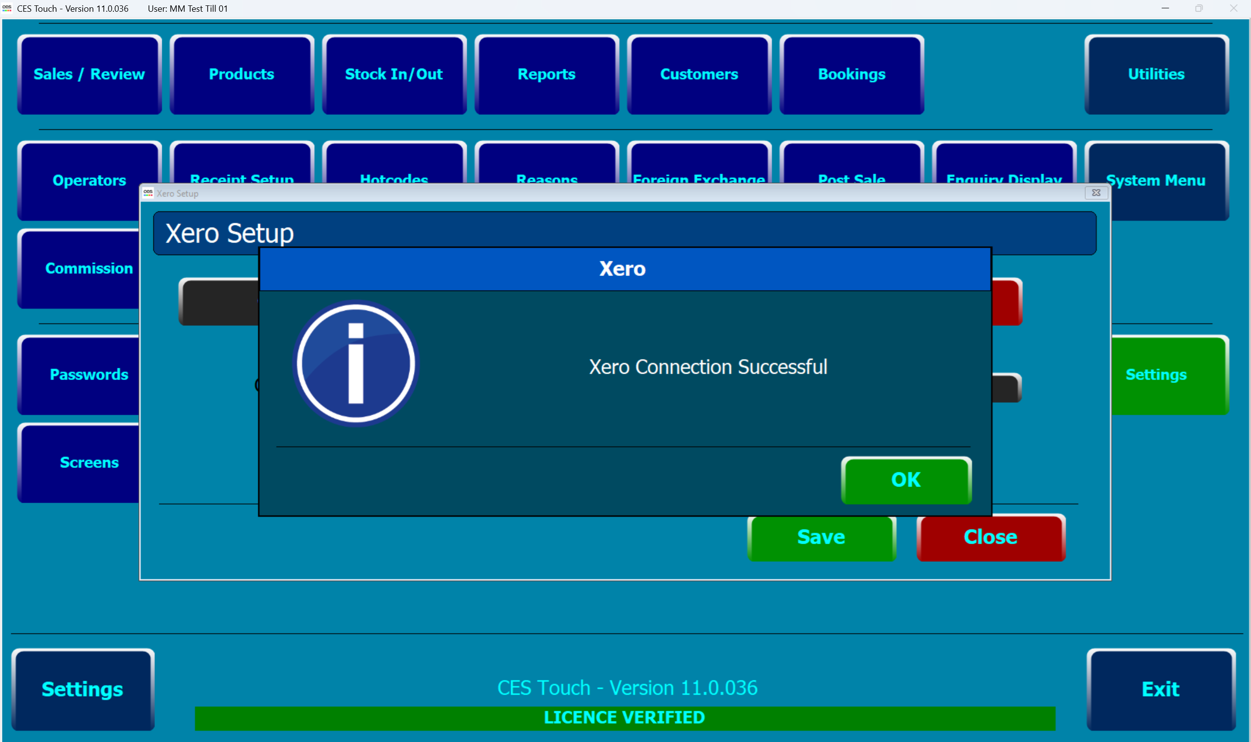 Screenshot 1 for app CES Touch