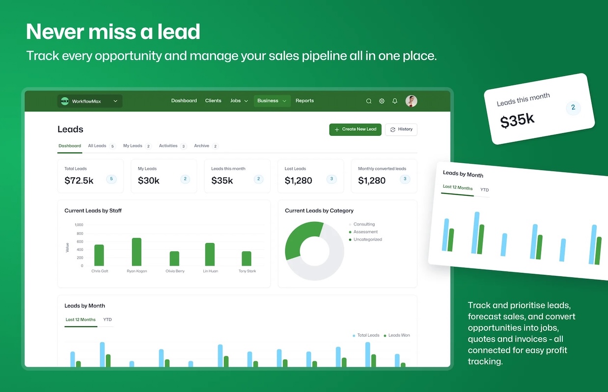 Screenshot 3 for app WorkflowMAX