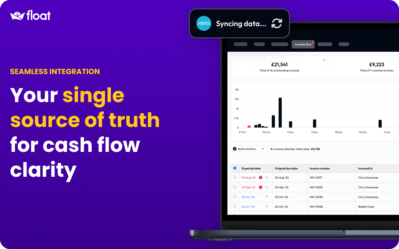 Screenshot 5 for app Float Cashflow Forecasting