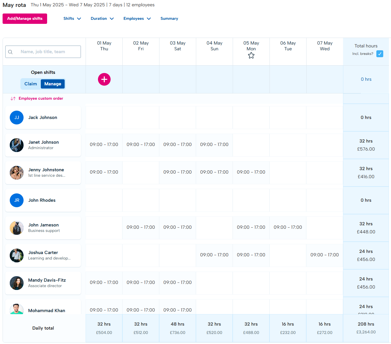 Screenshot 2 for app BrightHR