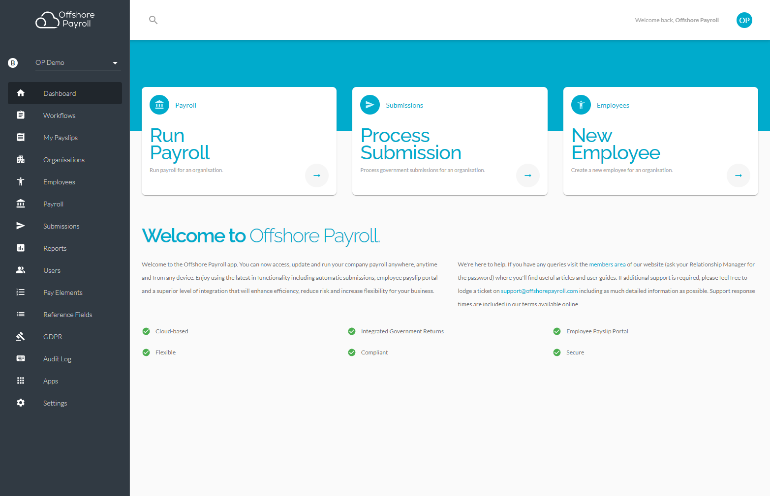 Screenshot 1 for app OffshorePayroll