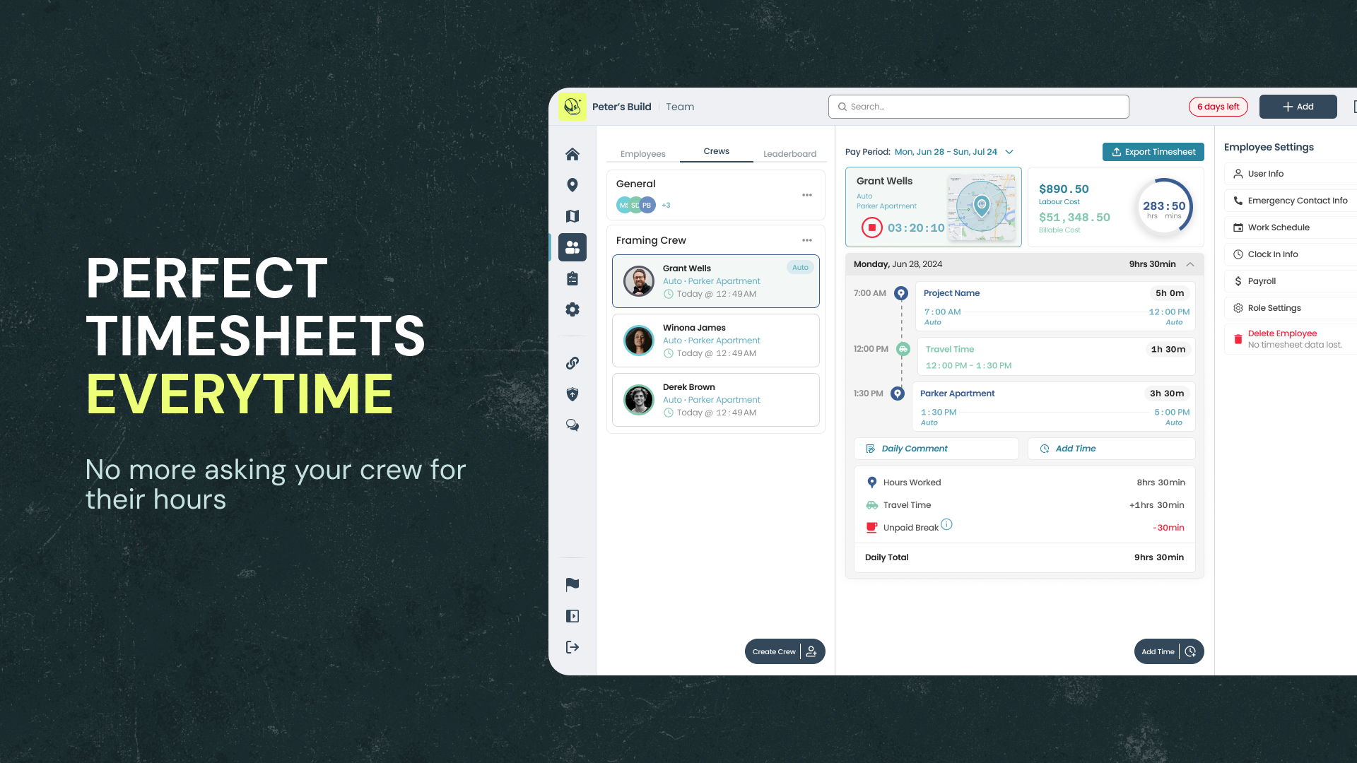 Screenshot 3 for app ConstructionClock