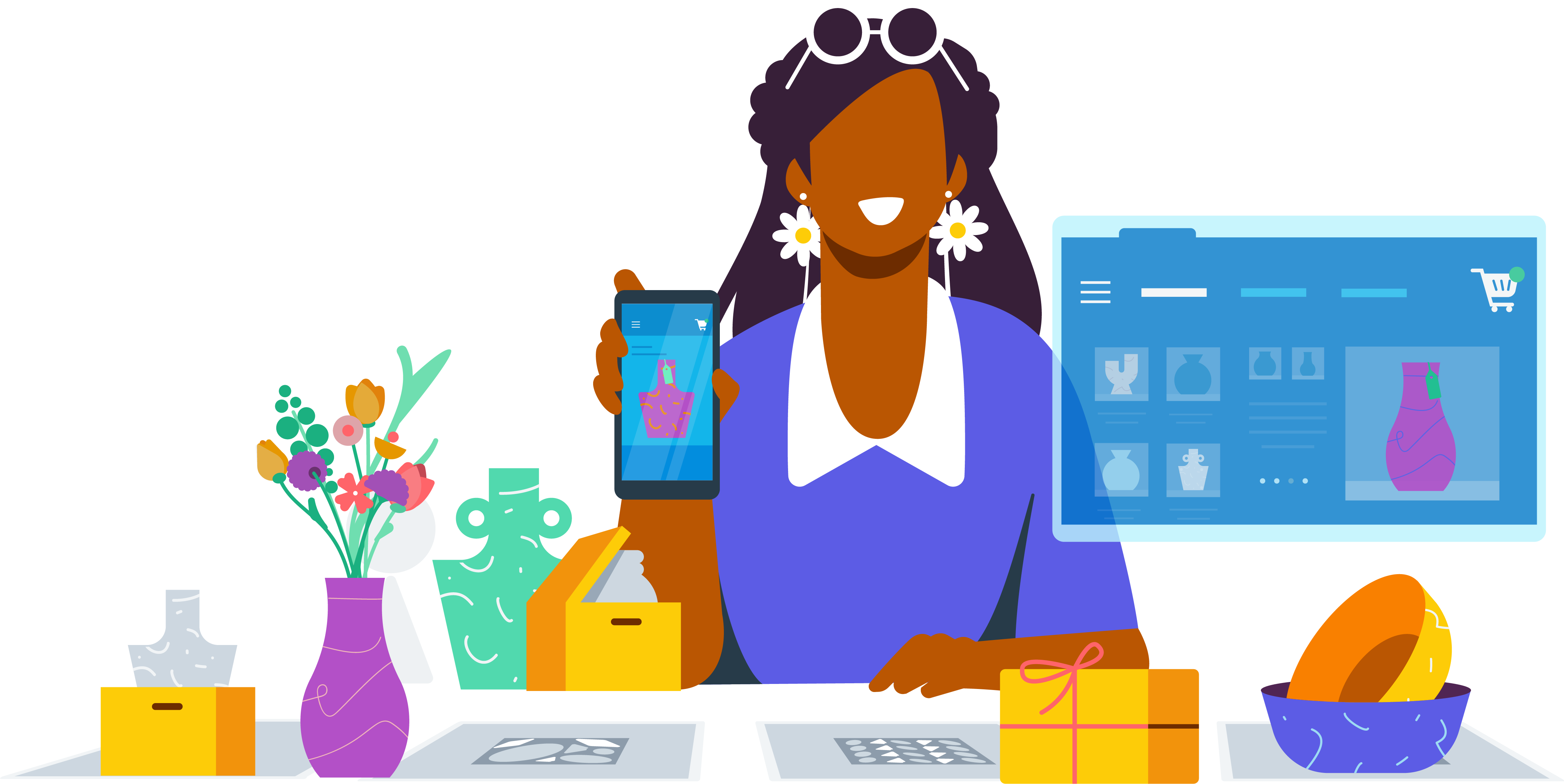 Ecommerce shop owner
