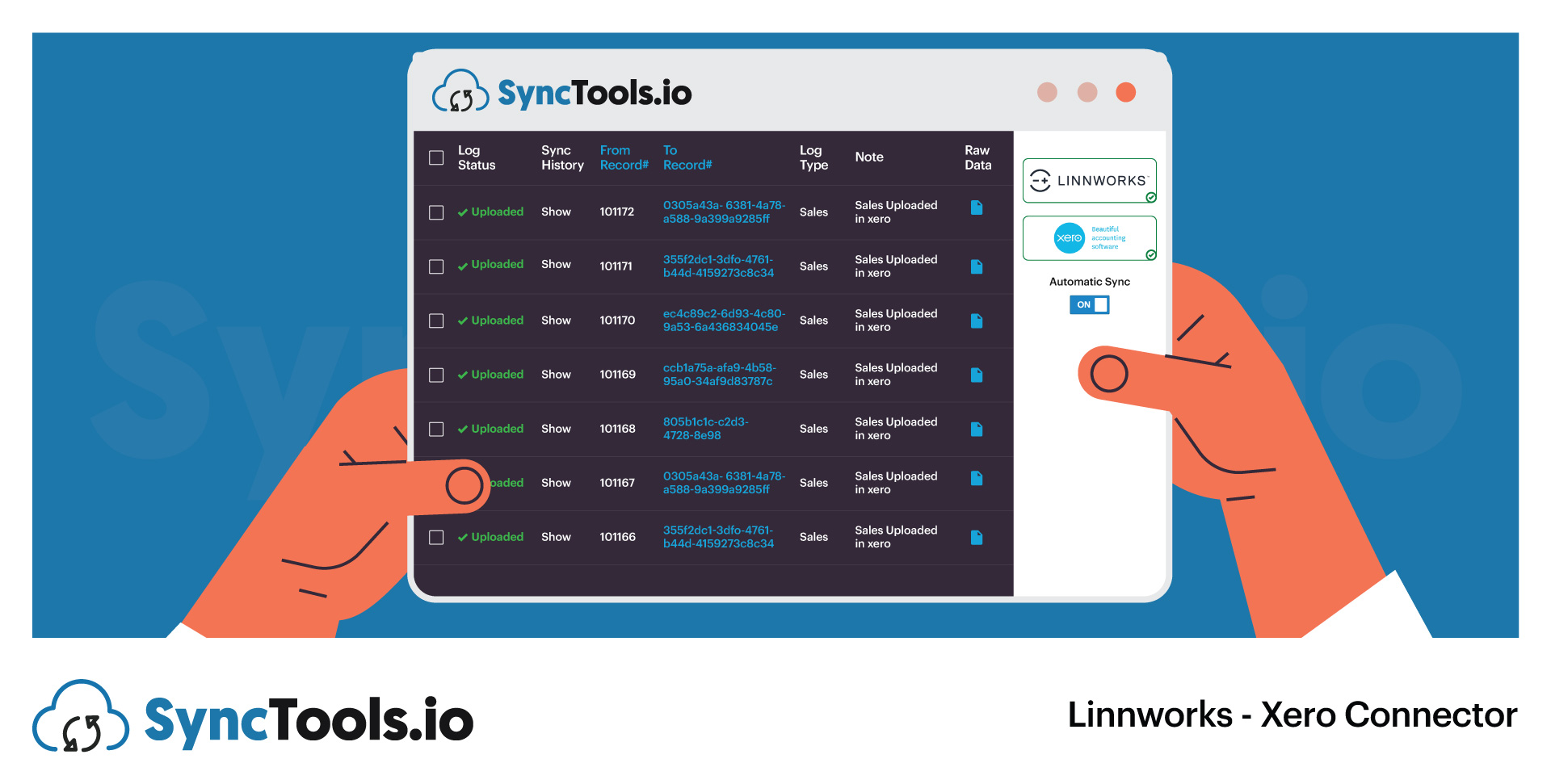 Screenshot 1 for app Linnworks Xero connector SyncTools