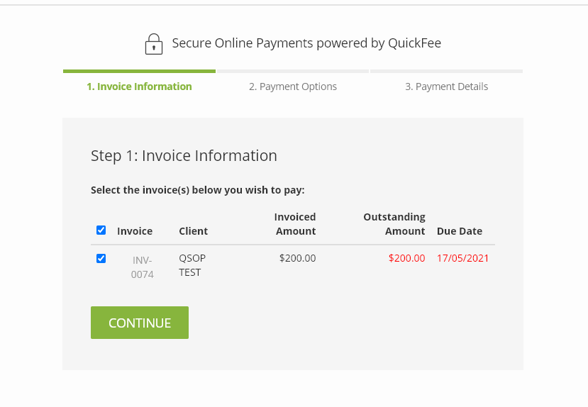 Screenshot 3 for app QuickFee Secure Online Payments
