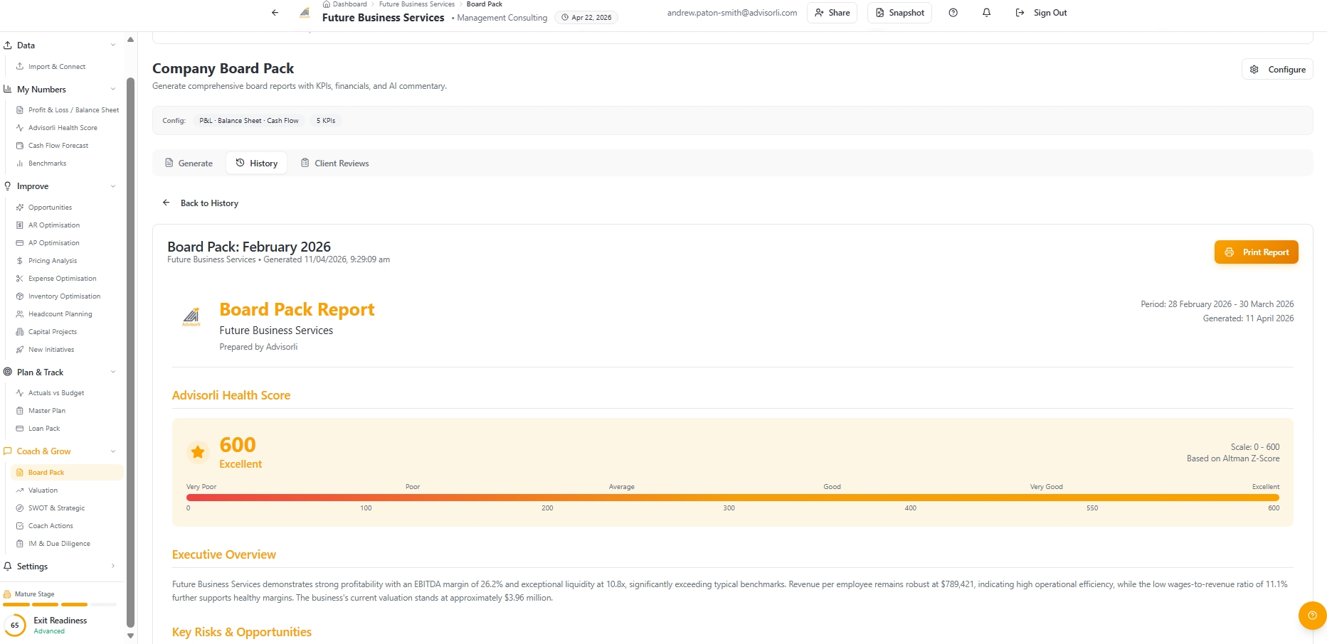 Screenshot 3 for app Advisorli