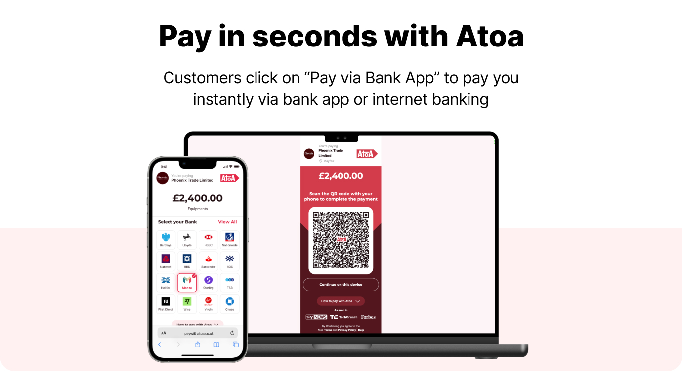 Screenshot 2 for app Atoa Instant Bank Pay