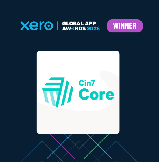 Cin7 Core - AU Small Business App of the Year Winner