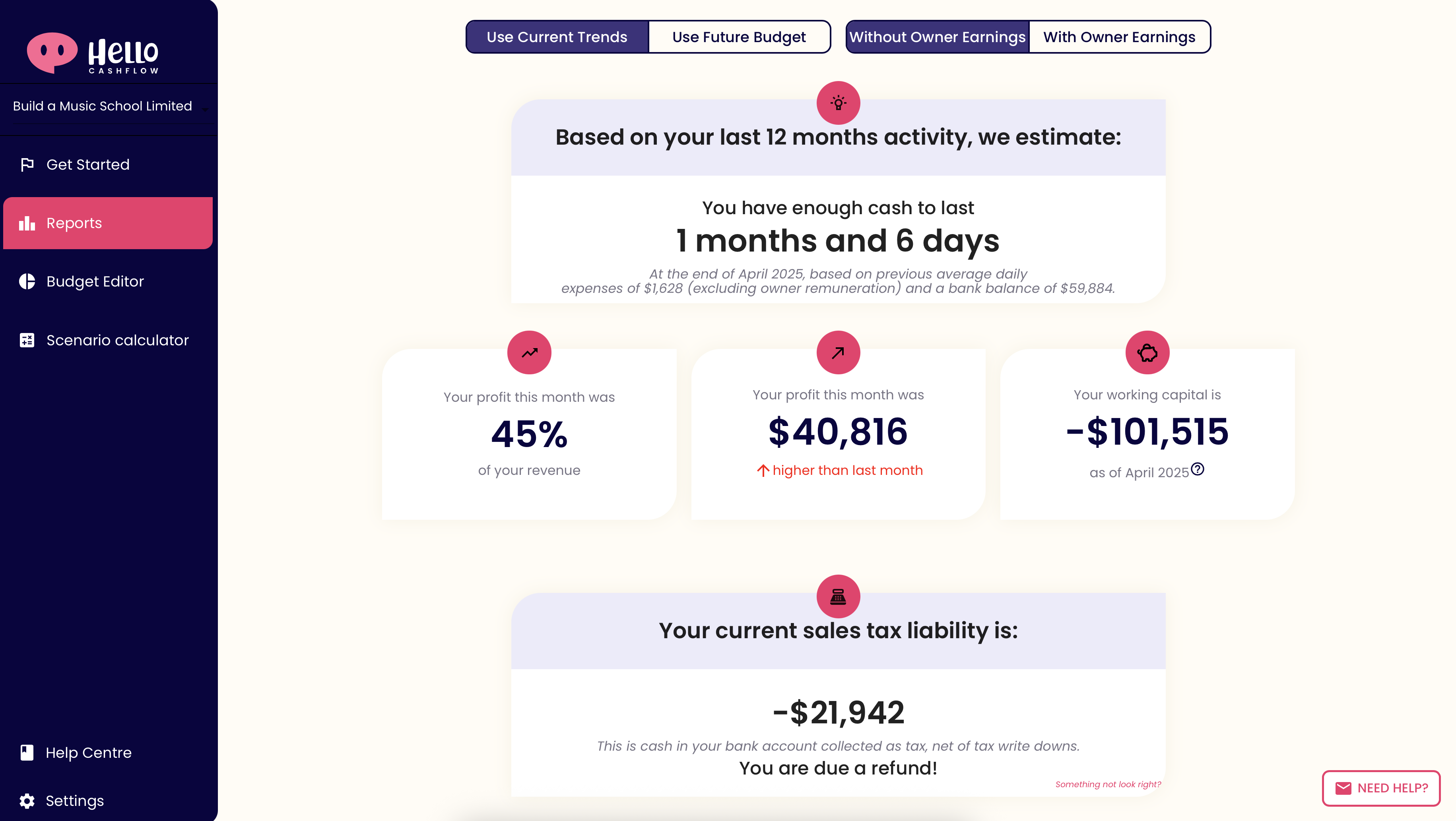 Screenshot 4 for app Hello Cashflow
