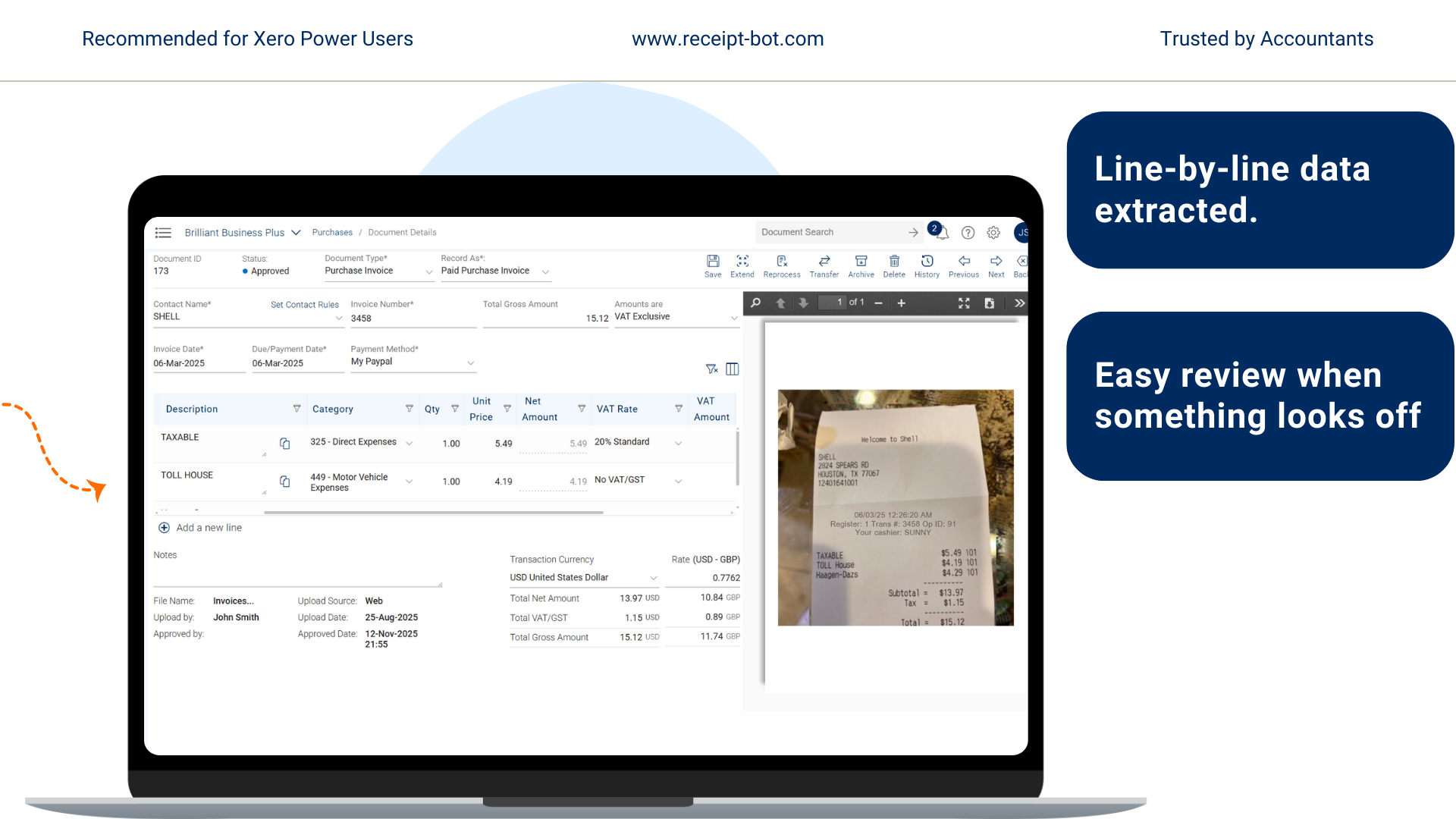 Screenshot 3 for app Receipt Bot