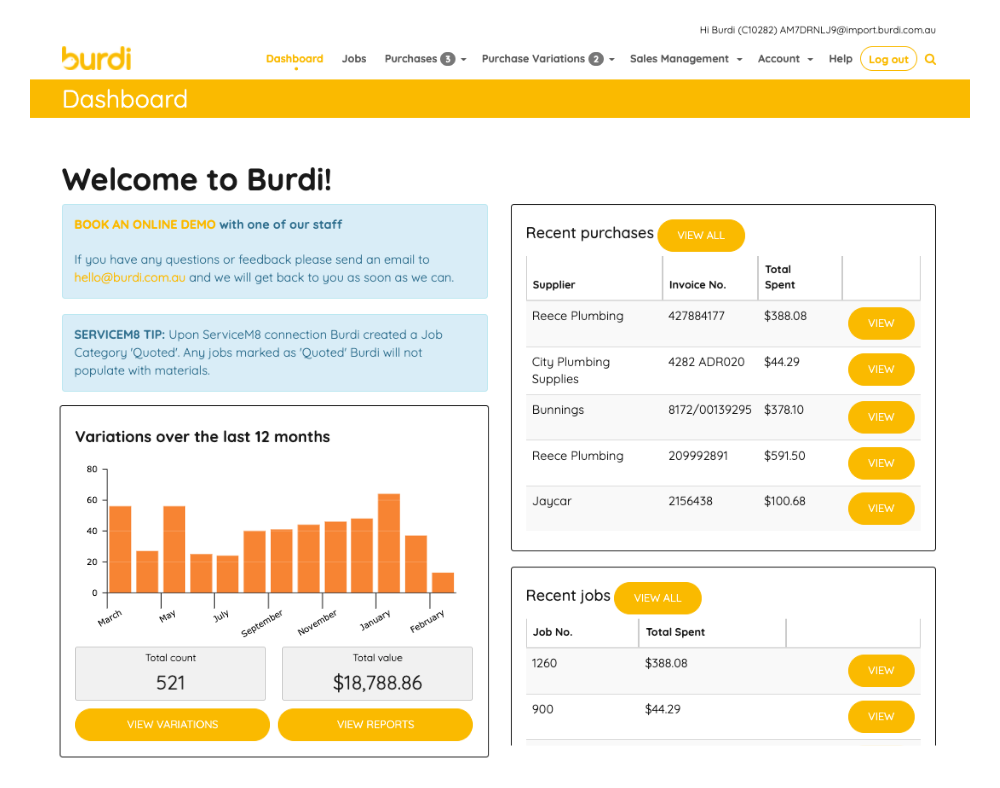 Screenshot 1 for app Burdi