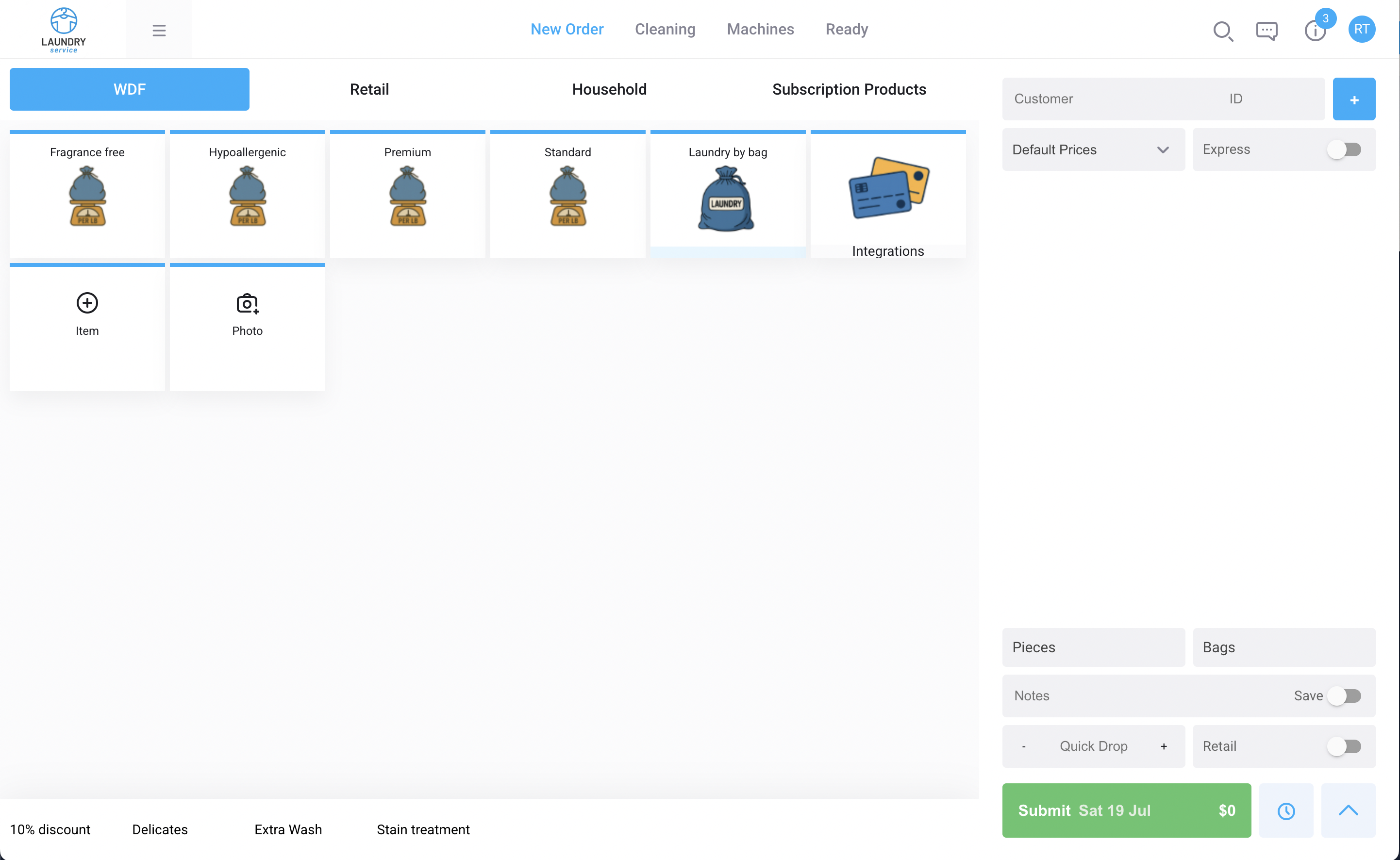 Screenshot 1 for app CleanCloud Dry Cleaning and Laundry