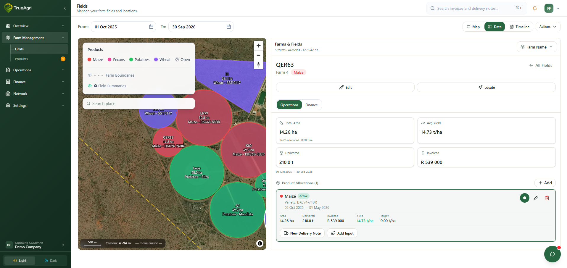 Screenshot 2 for app TrueAgri