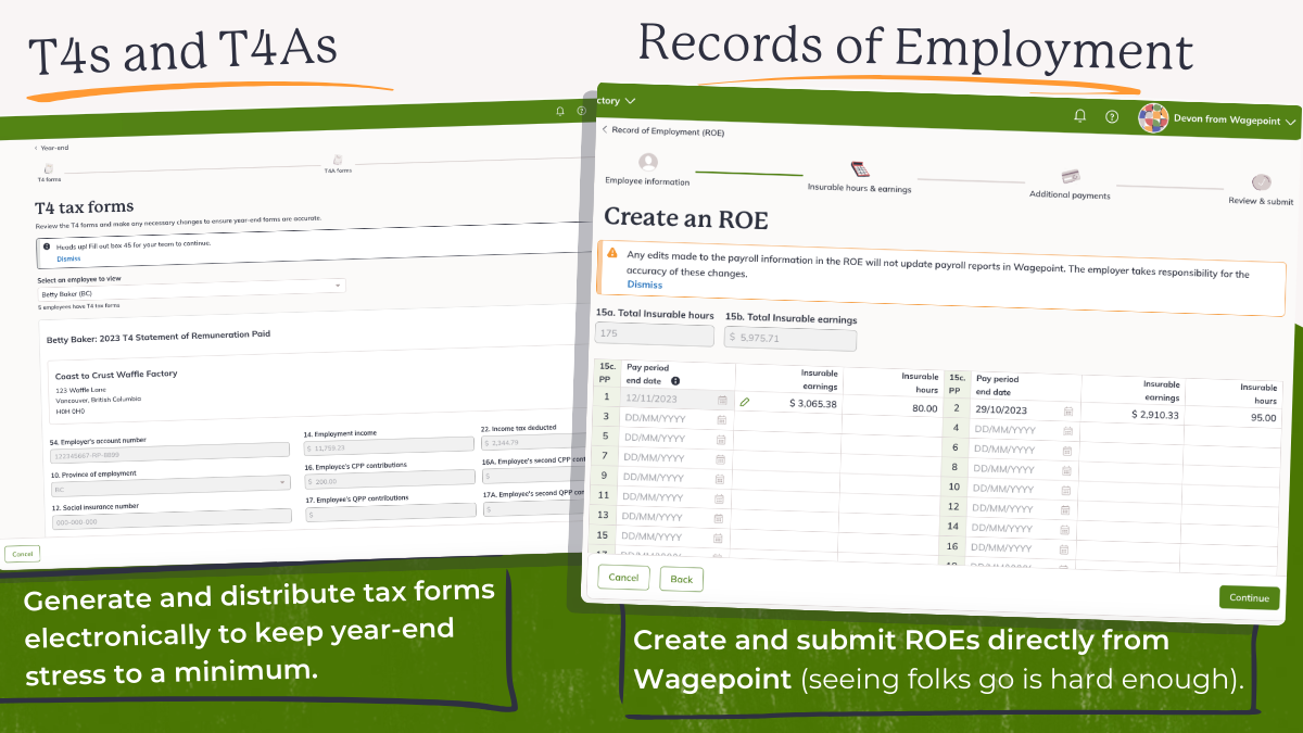 Screenshot 5 for app Wagepoint Payroll