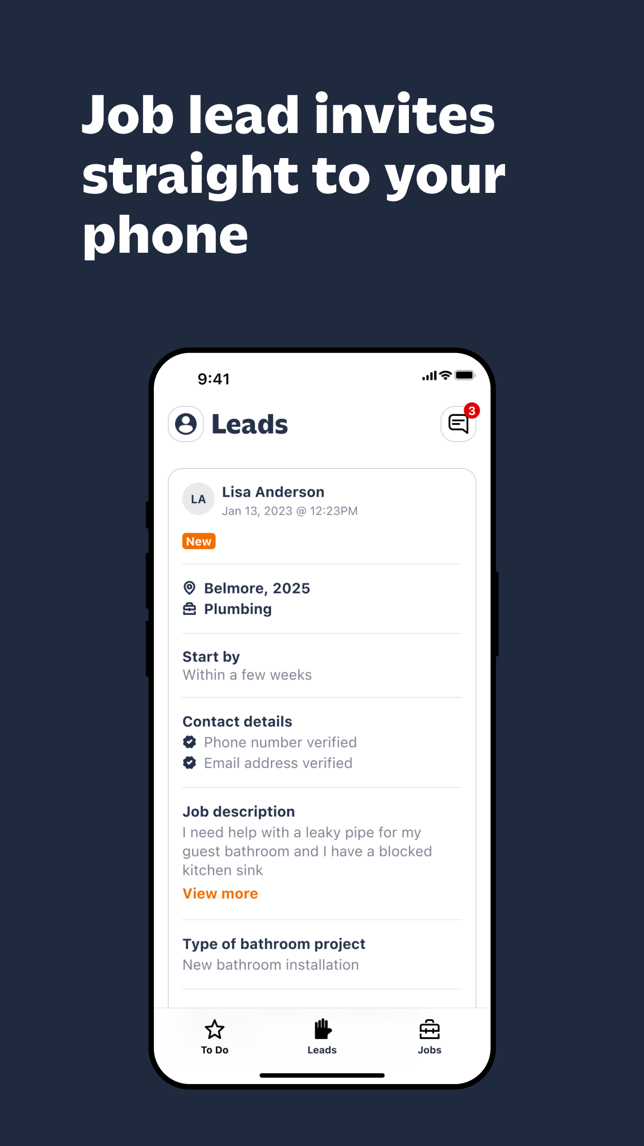 Screenshot 3 for app hipages for business