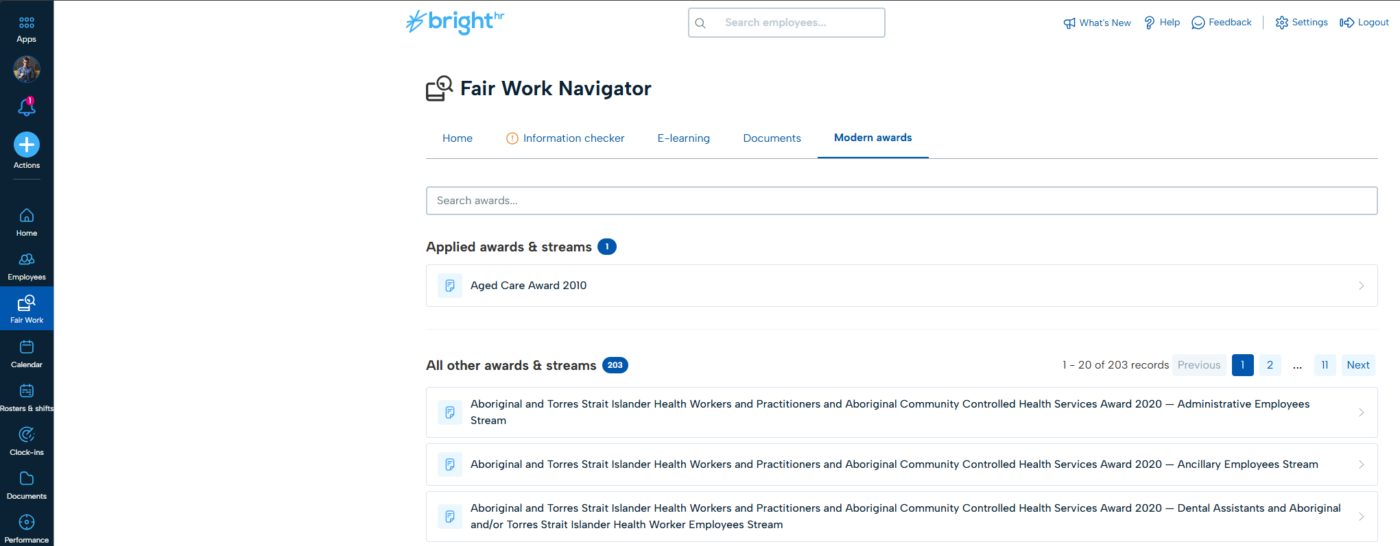 Screenshot 4 for app BrightHR