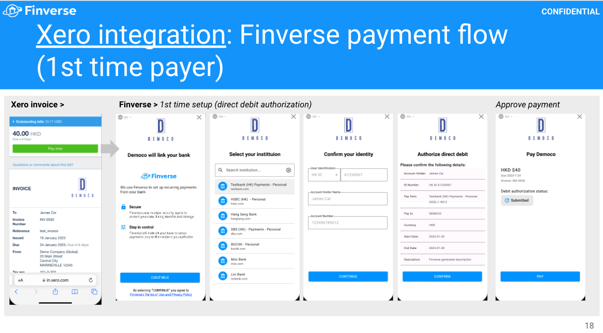 Screenshot 2 for app Finverse Payments