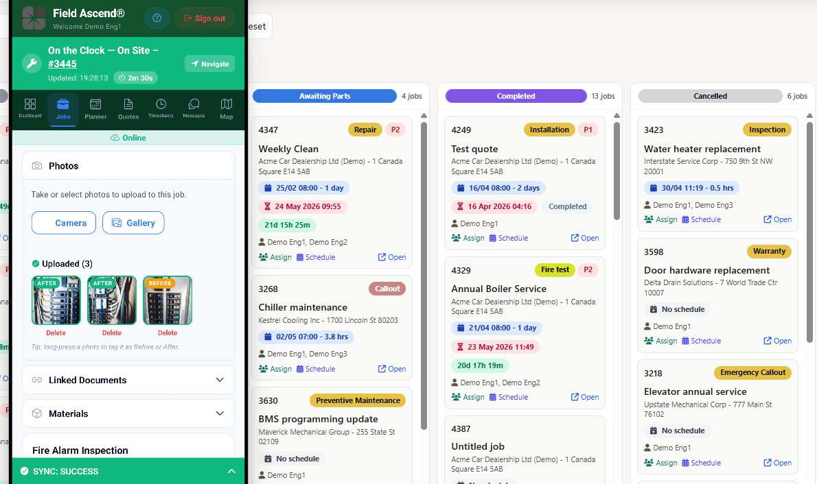 Screenshot 1 for app Field Ascend