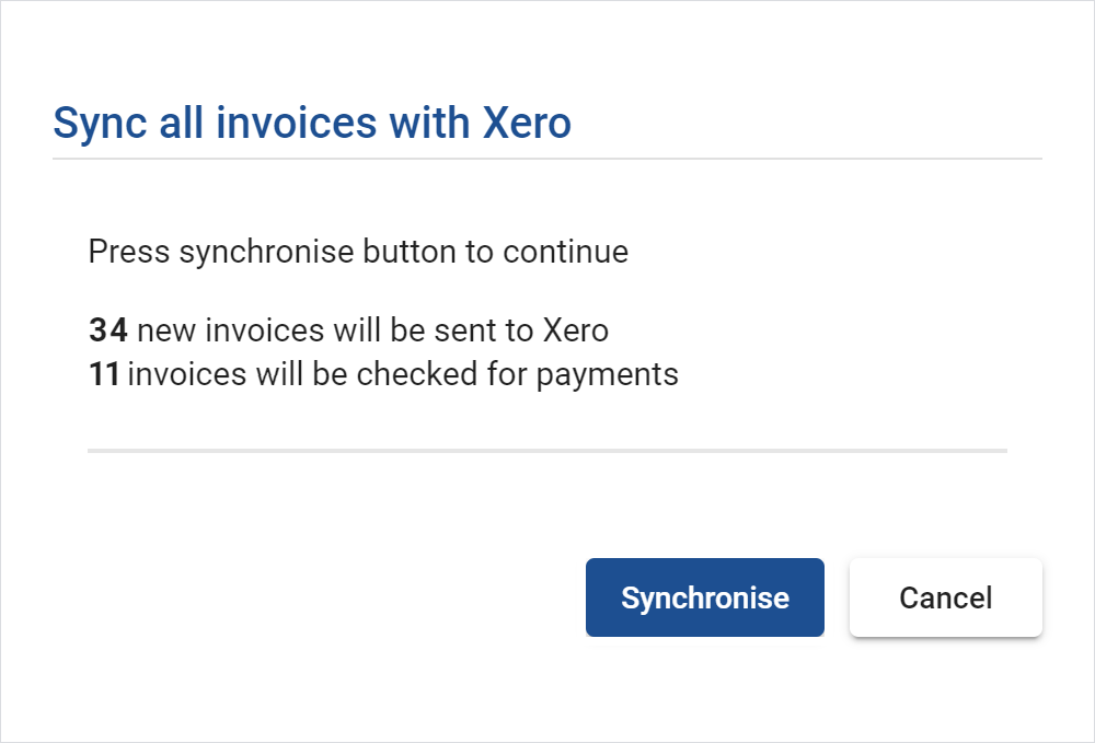 Sync All Invoices with Xero   Lawmater Pty Ltd