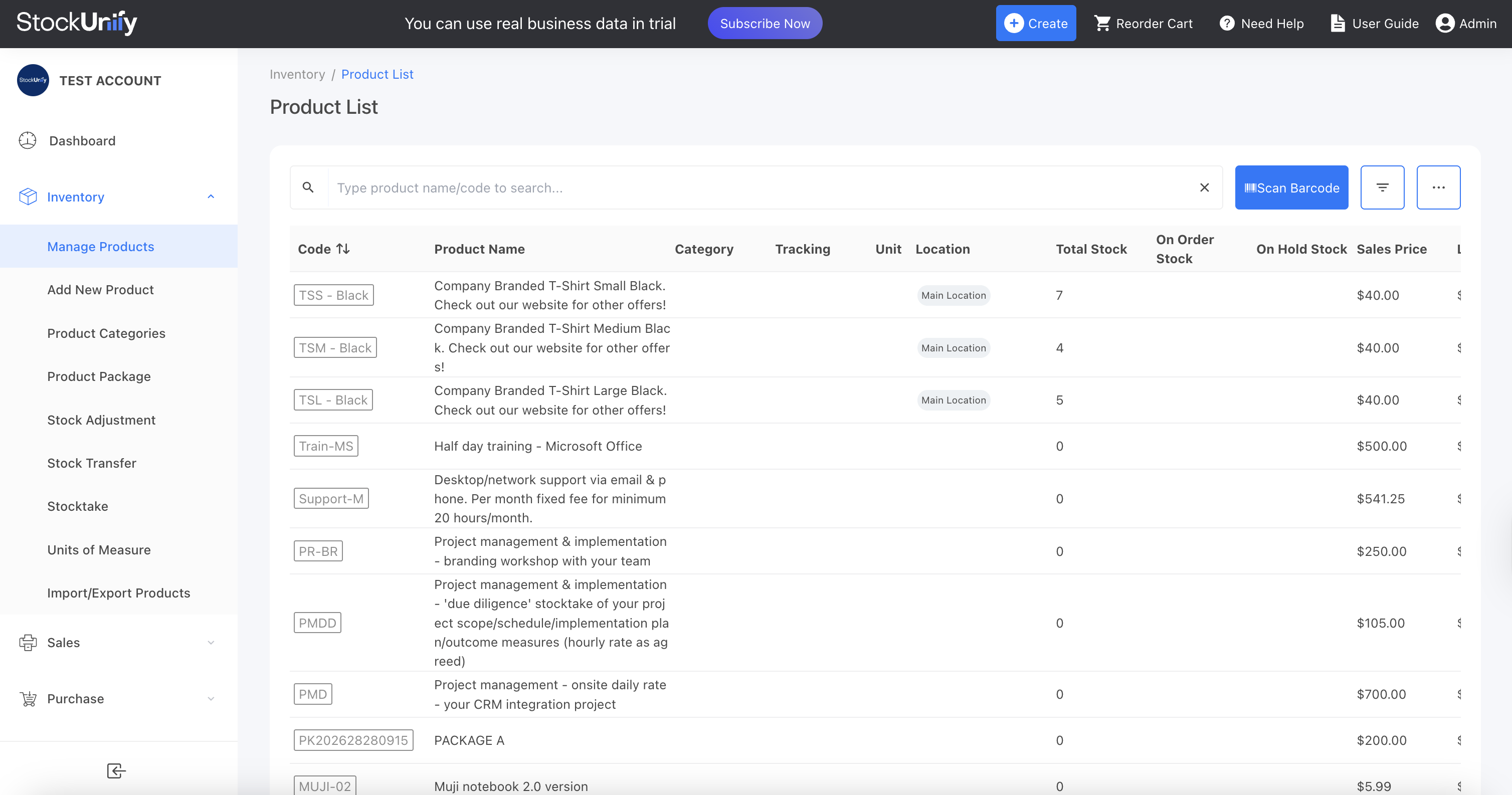 Screenshot 2 for app StockUnify