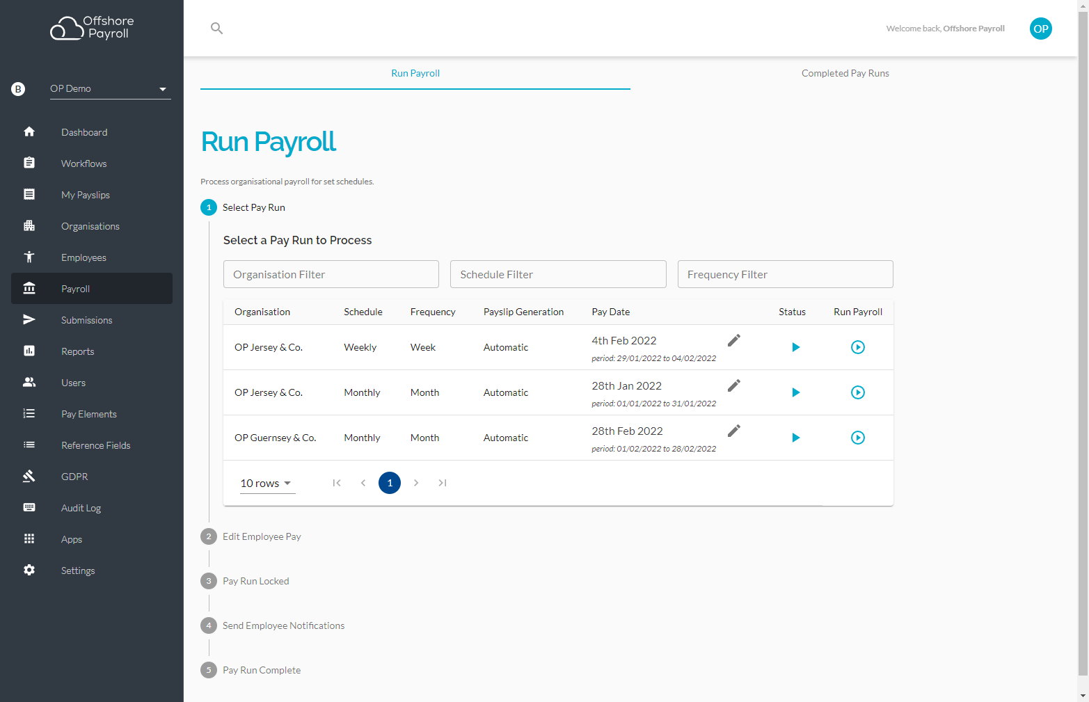 Screenshot 4 for app OffshorePayroll