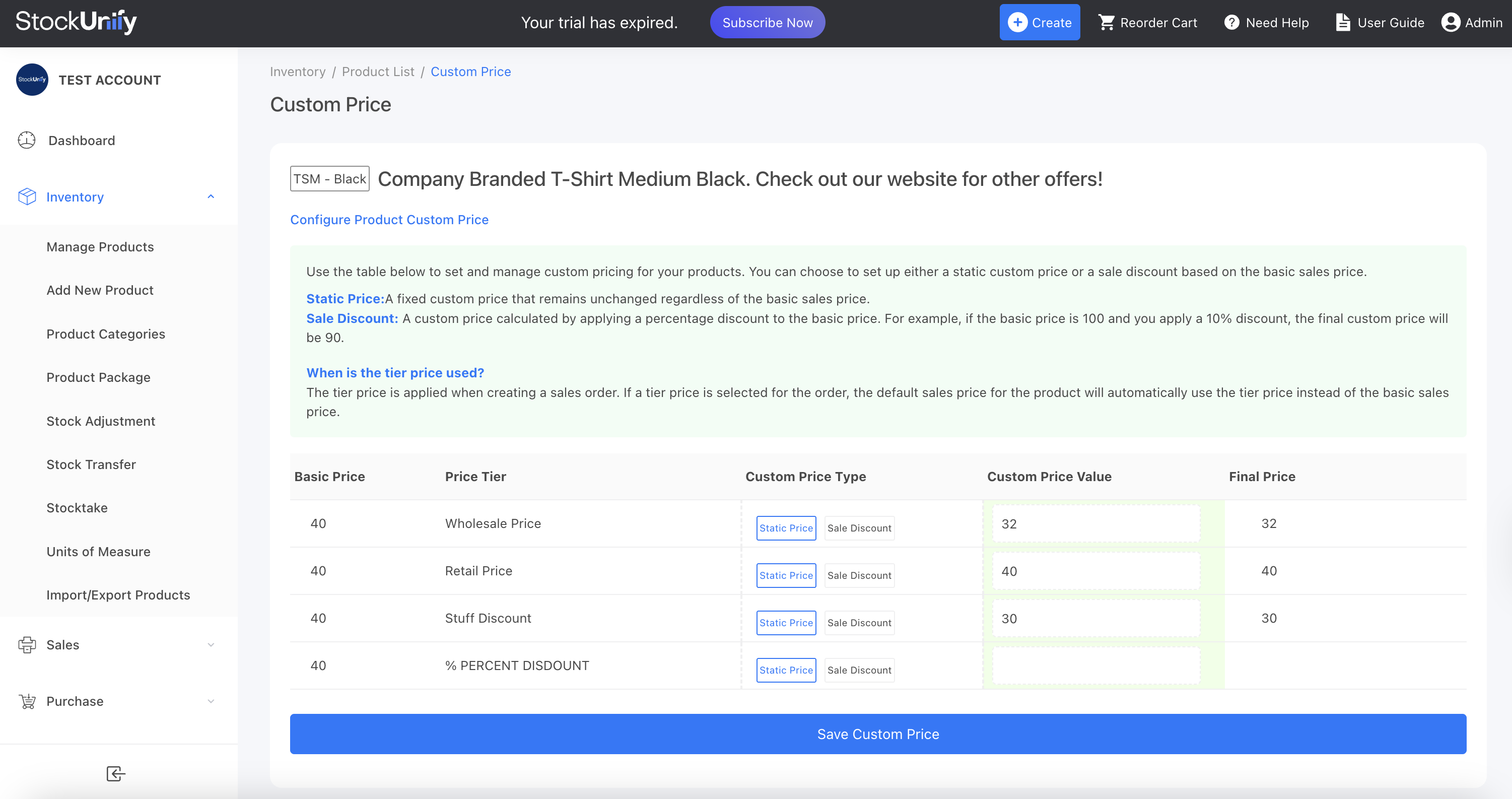 Screenshot 4 for app StockUnify