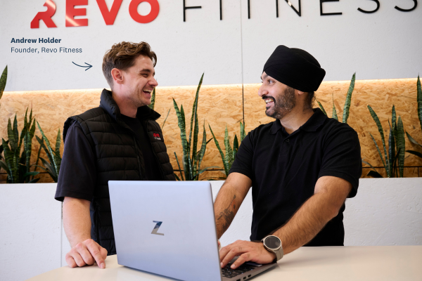 Revo Fitness founder Andrew Holder