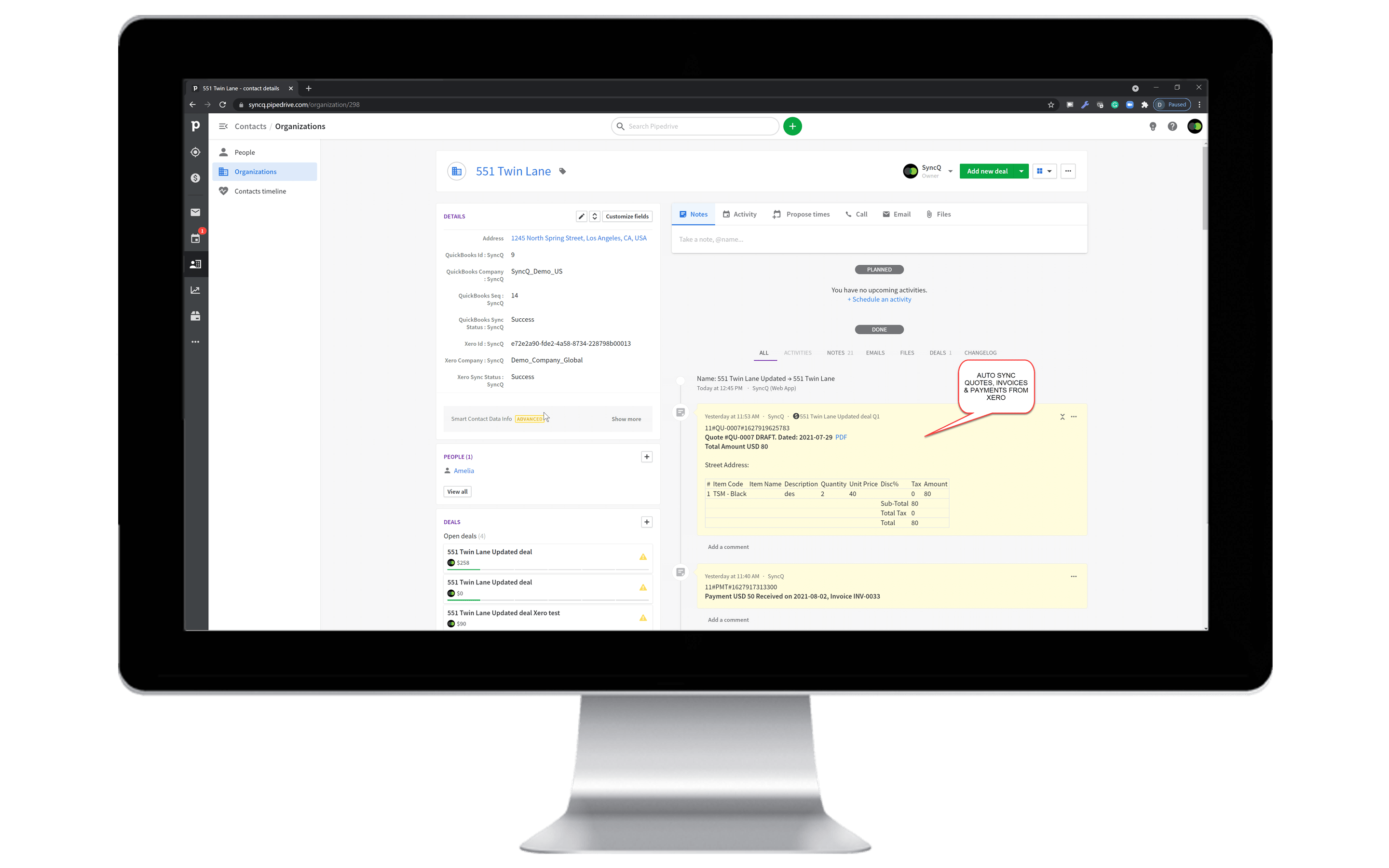 Screenshot 2 for app Pipedrive Advanced Automation - SyncQ