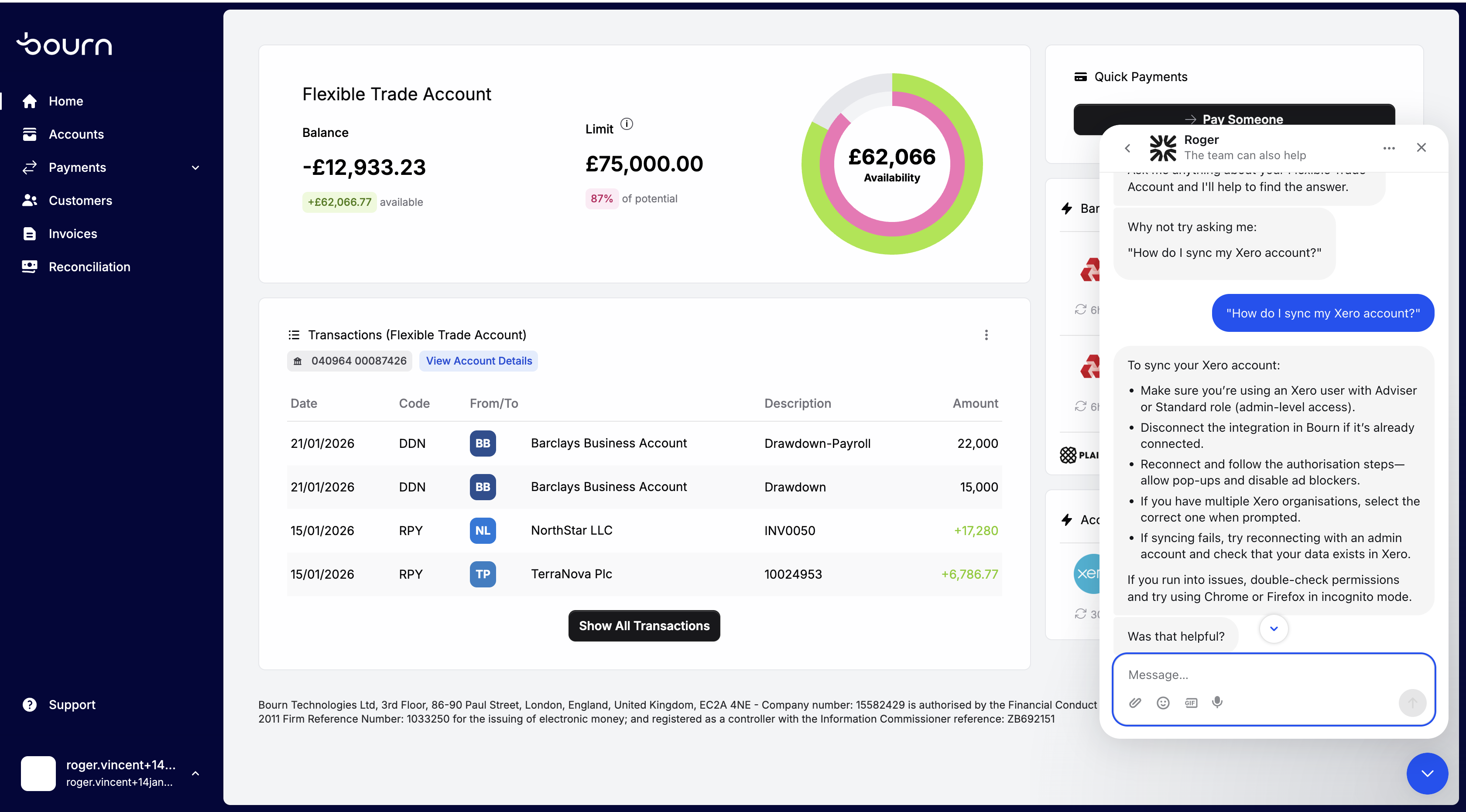 Screenshot 2 for app Bourn